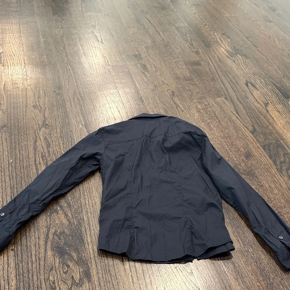 Emporio Armani Navy Button Down Shirt for Kids
